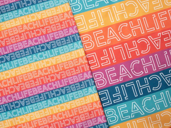 Canvas - Beachlife - Streifen 7cm